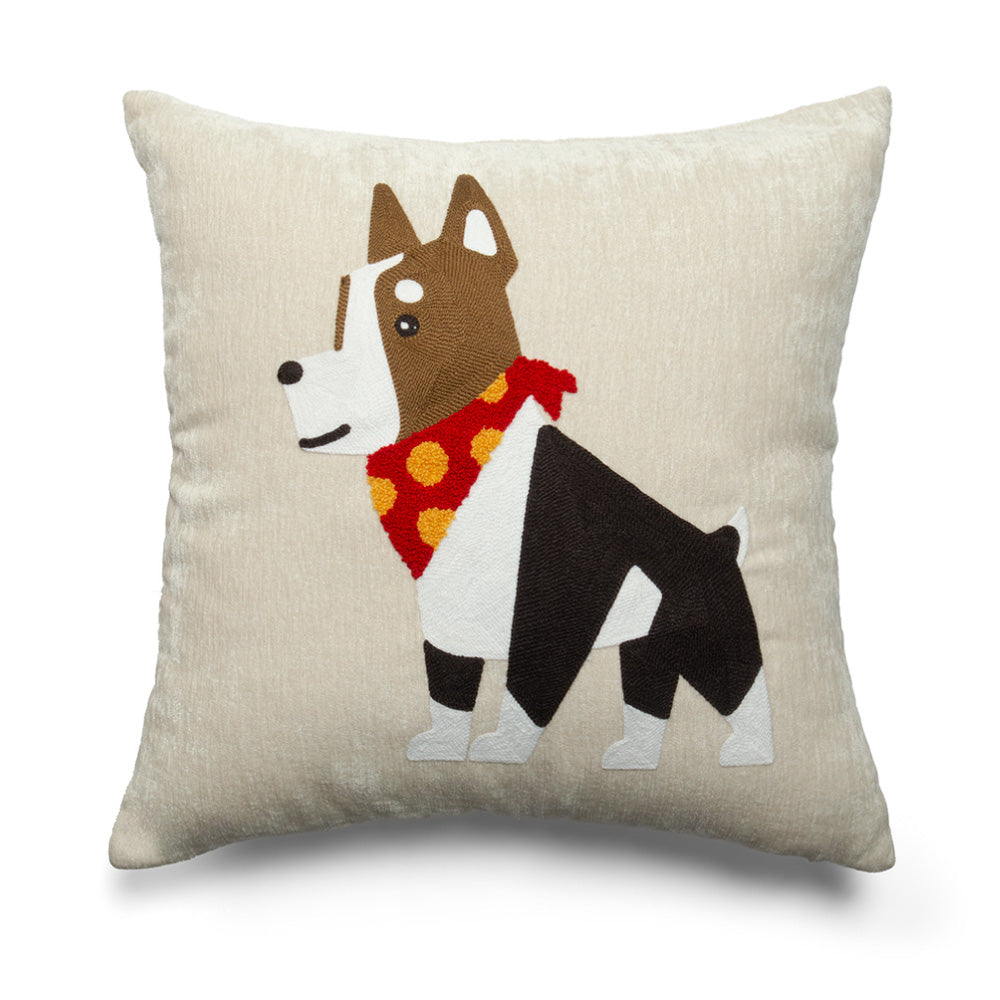 Dotted Boston Terrier